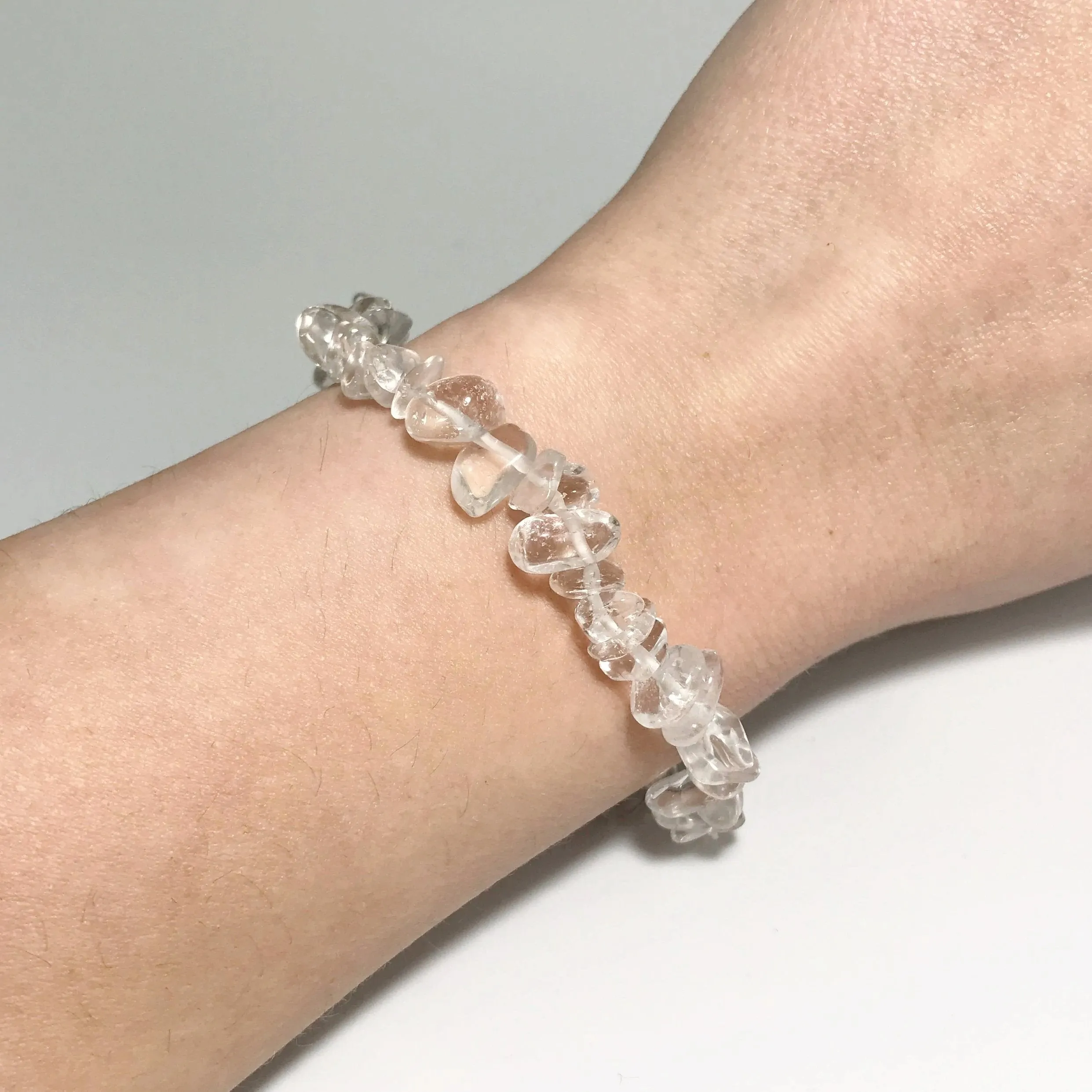 Quartz Chip Beaded Bracelet