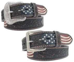 "The Old Glory" Leather Belt