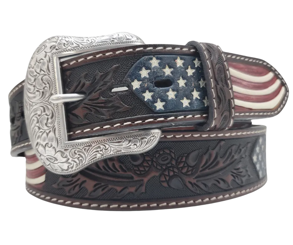 "The Old Glory" Leather Belt