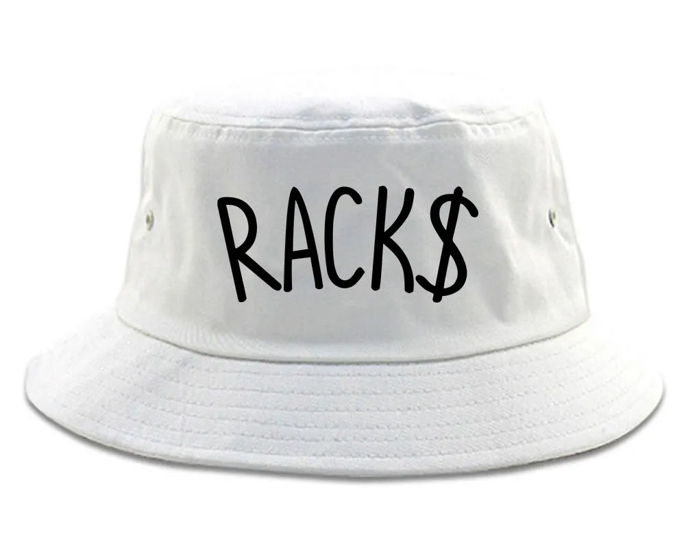 Racks Money Sign Mens Bucket Hat