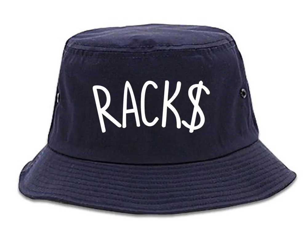 Racks Money Sign Mens Bucket Hat