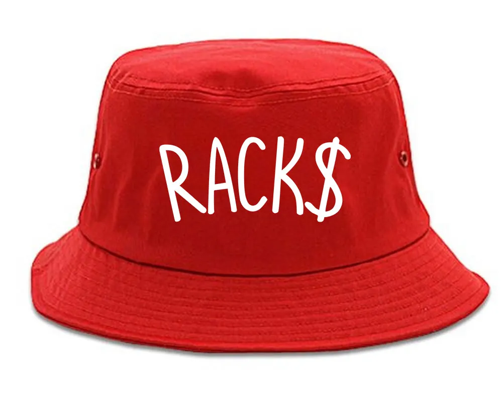 Racks Money Sign Mens Bucket Hat