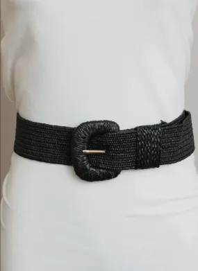 Raffia Stretch Belt