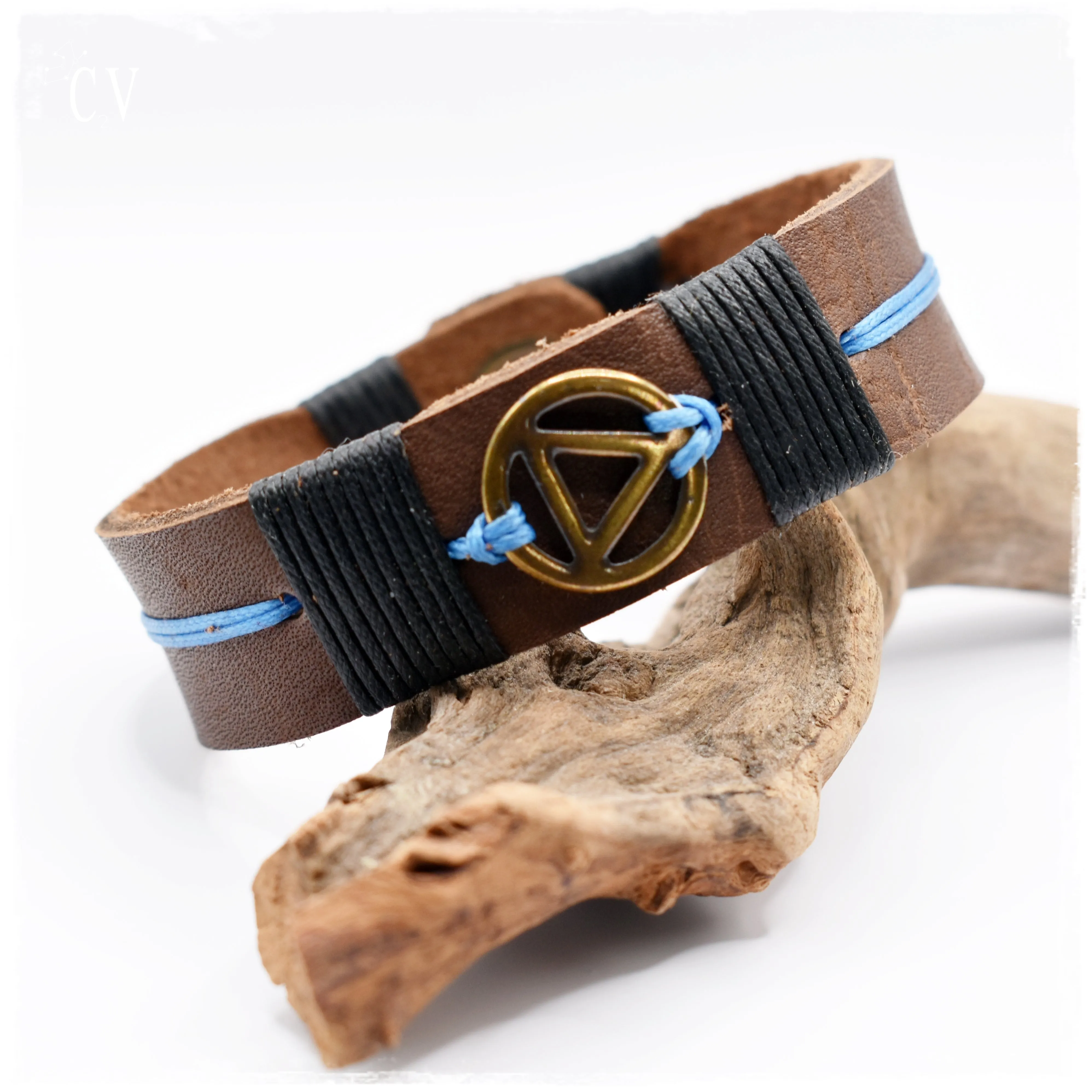 Recovery Leather Bracelet