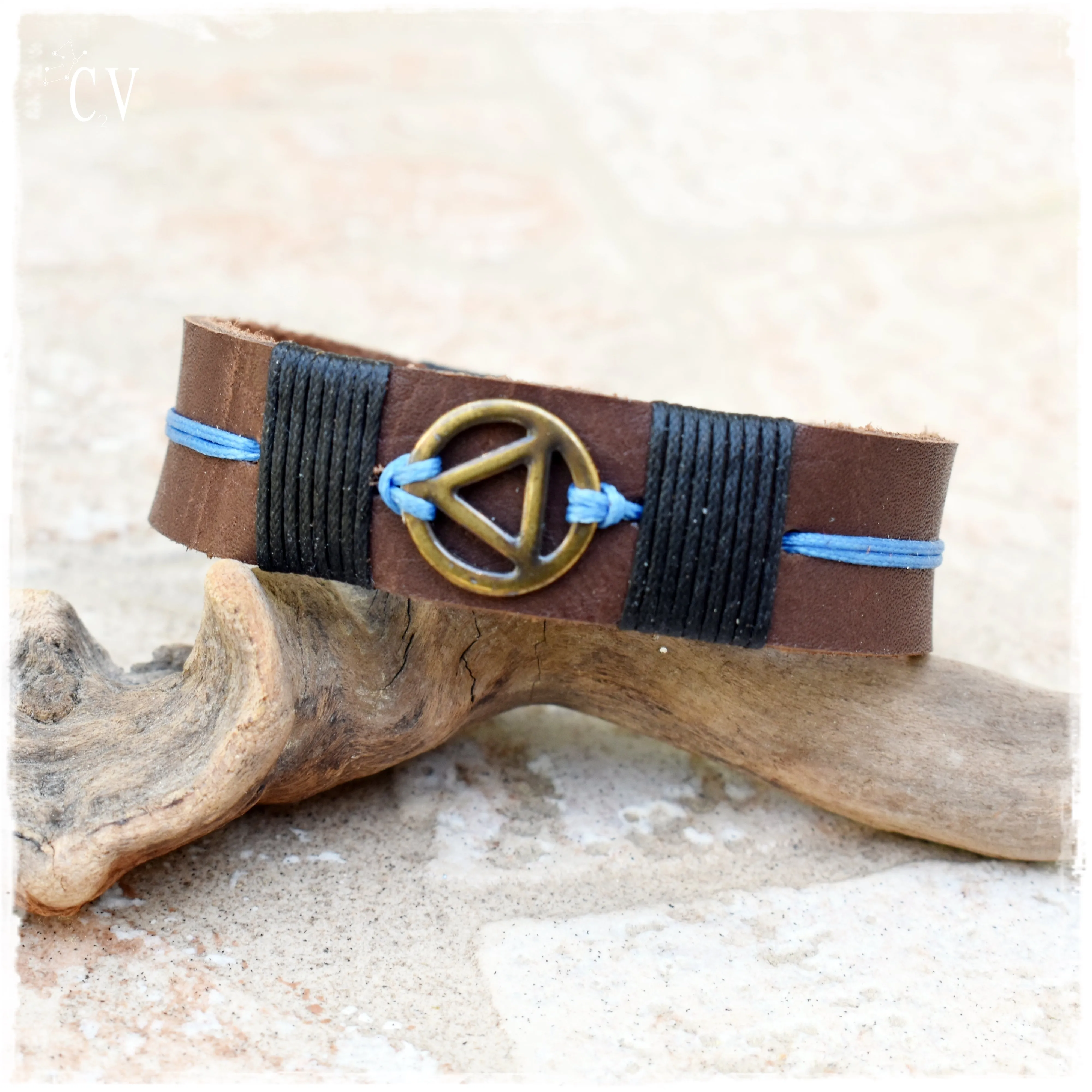 Recovery Leather Bracelet