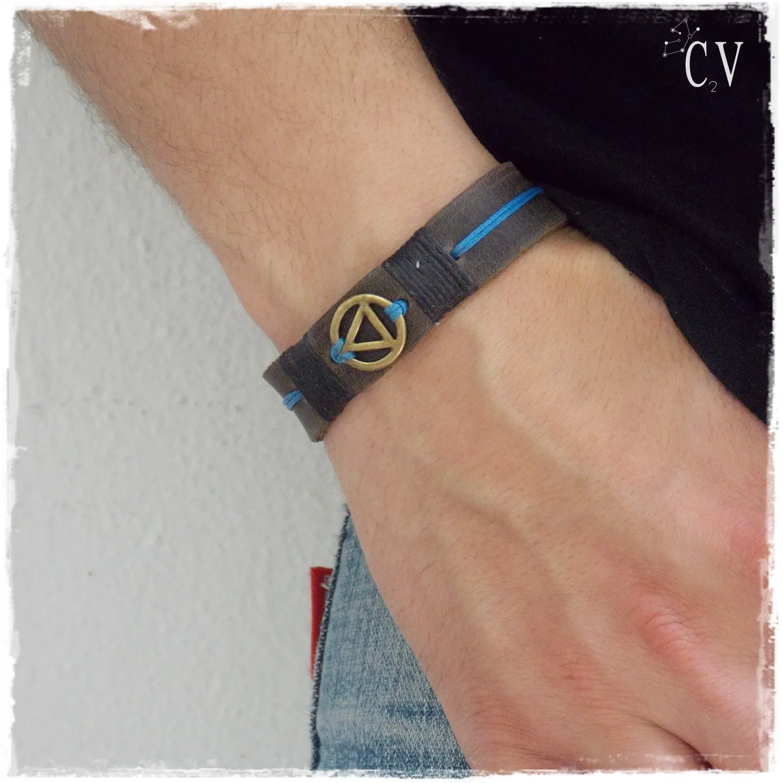 Recovery Leather Bracelet