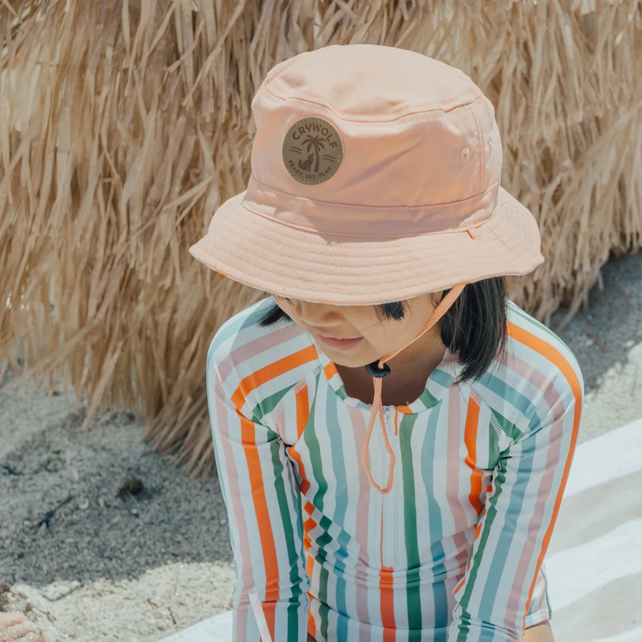 Reversible Bucket Hat - Summer Stripe