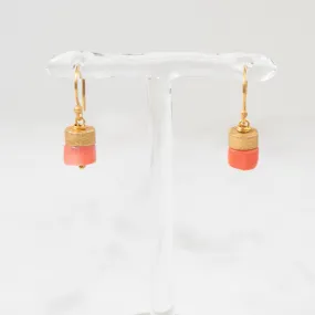 River Song Vintage Coral Earrings