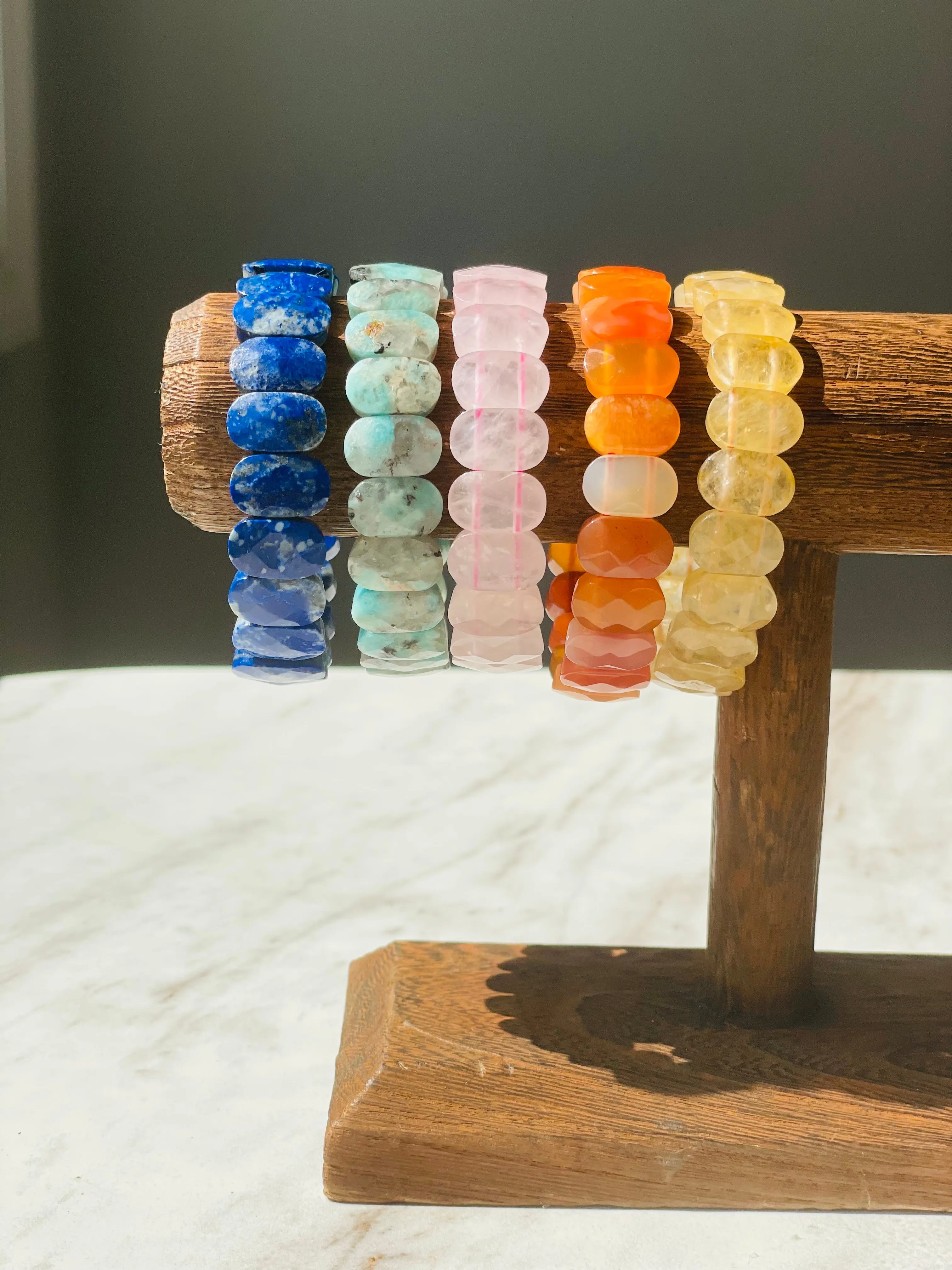 Rose Quartz Chunky Bracelet