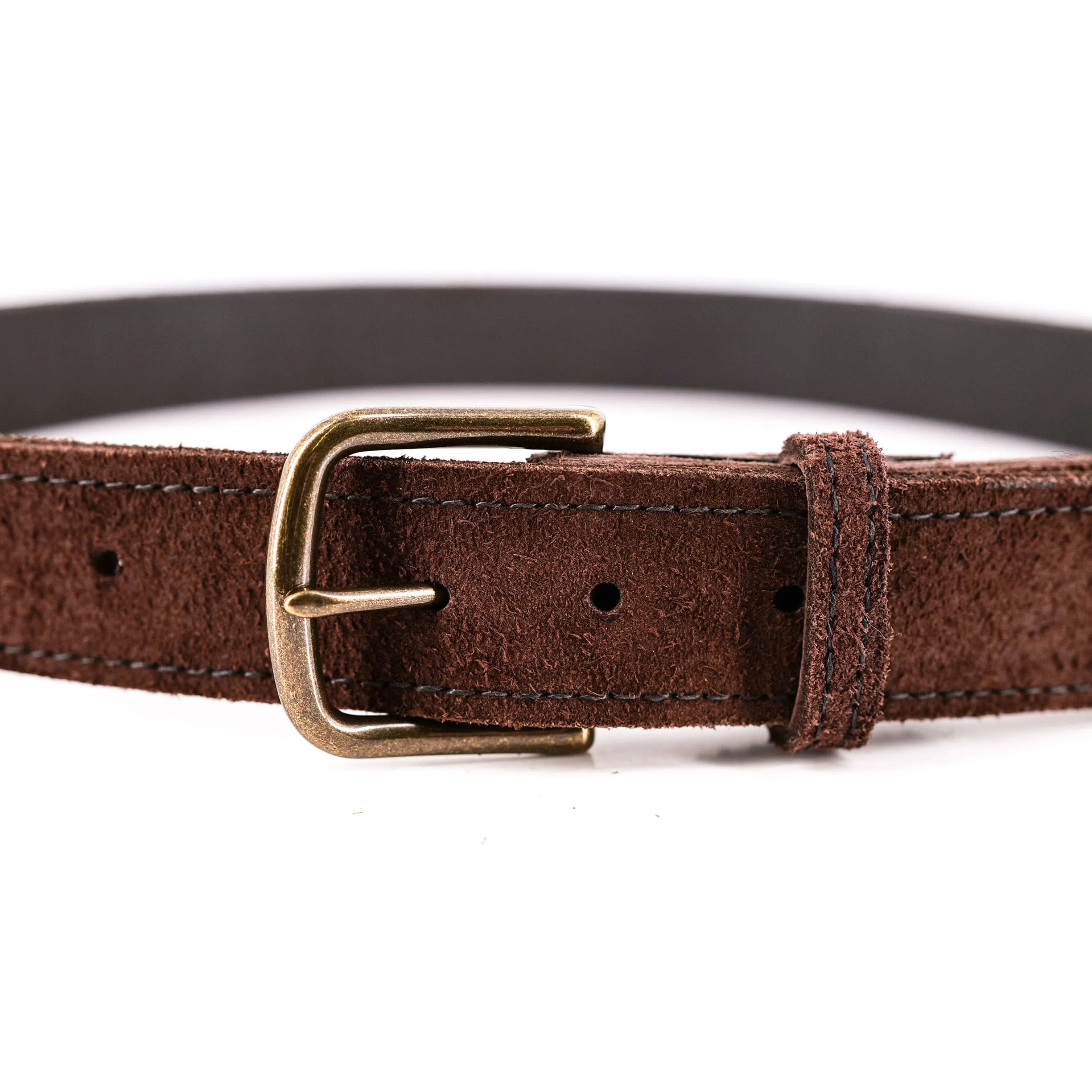 Rough Brown Leather Belt