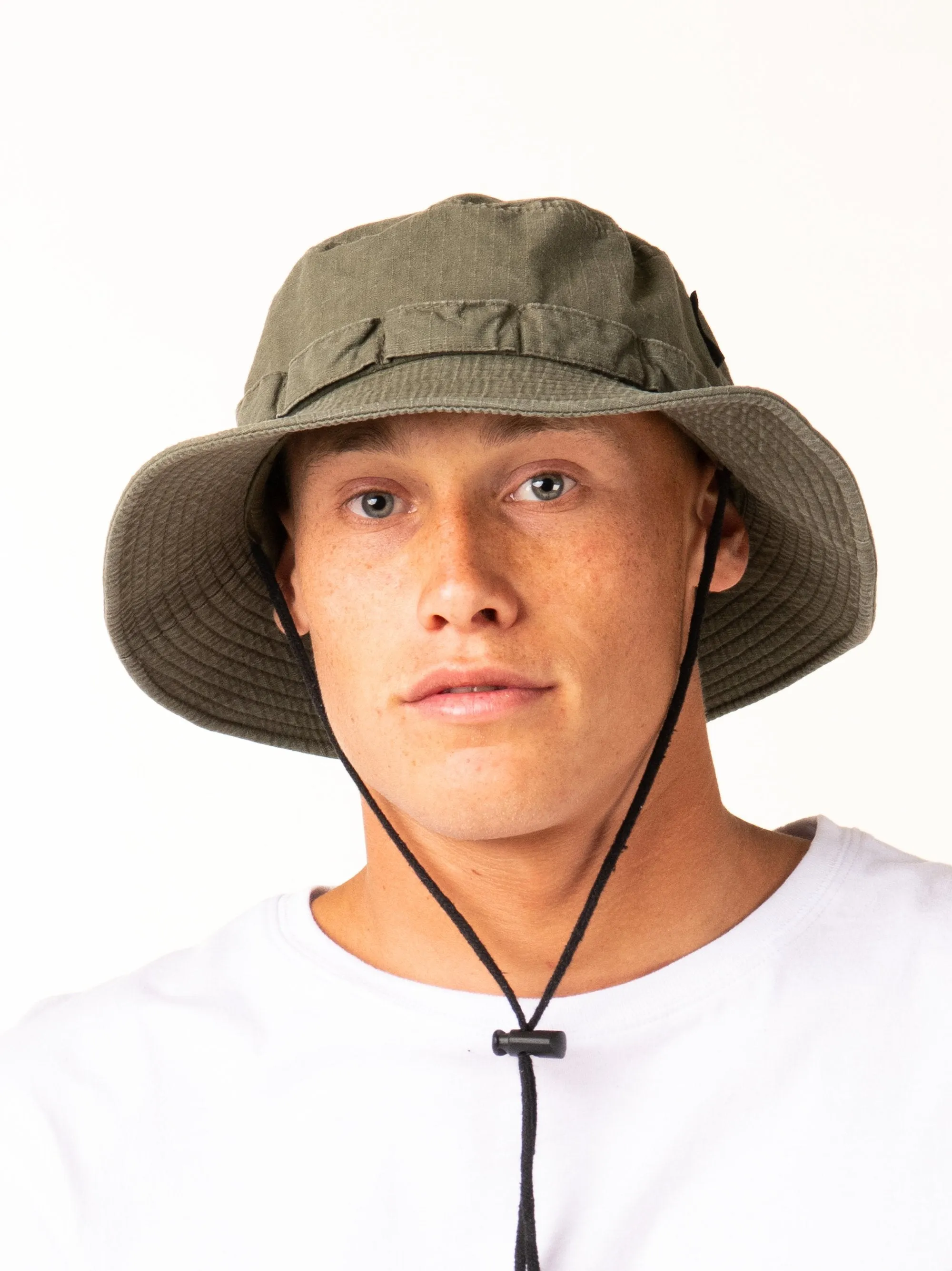 Saltbush Bucket Hat - Army