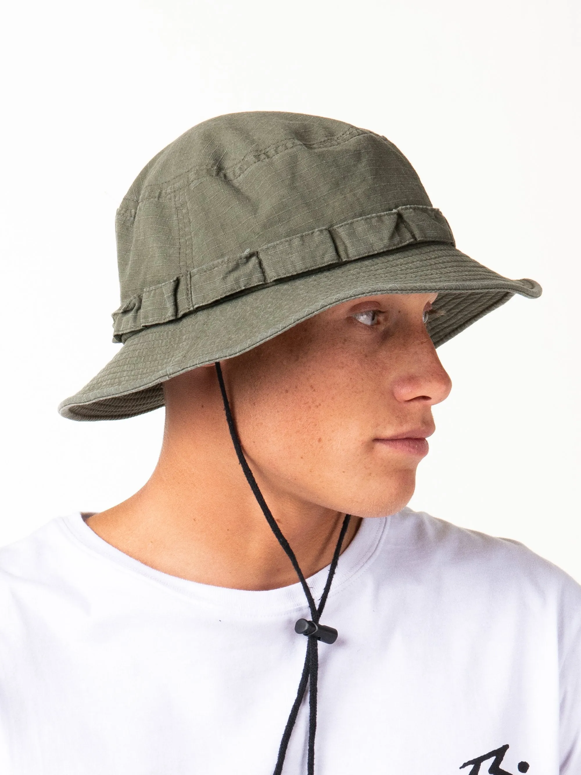 Saltbush Bucket Hat - Army