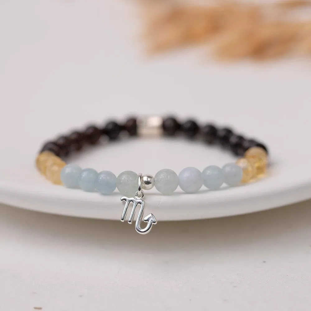 Scorpio Birthstone Gemstone Bracelet