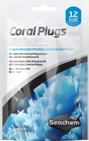 Seachem Coral Plugs 12 Count