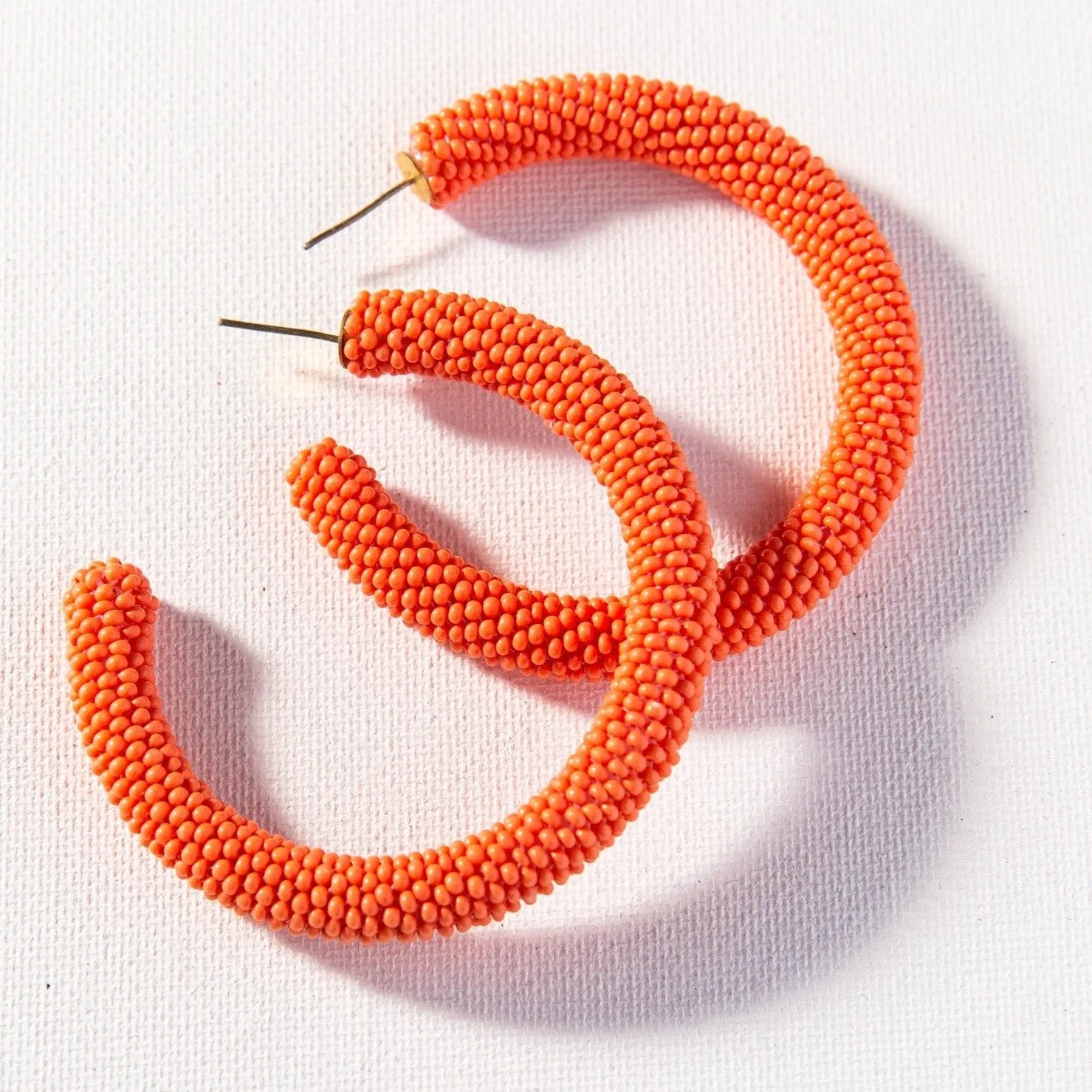 Seed Bead Hoops