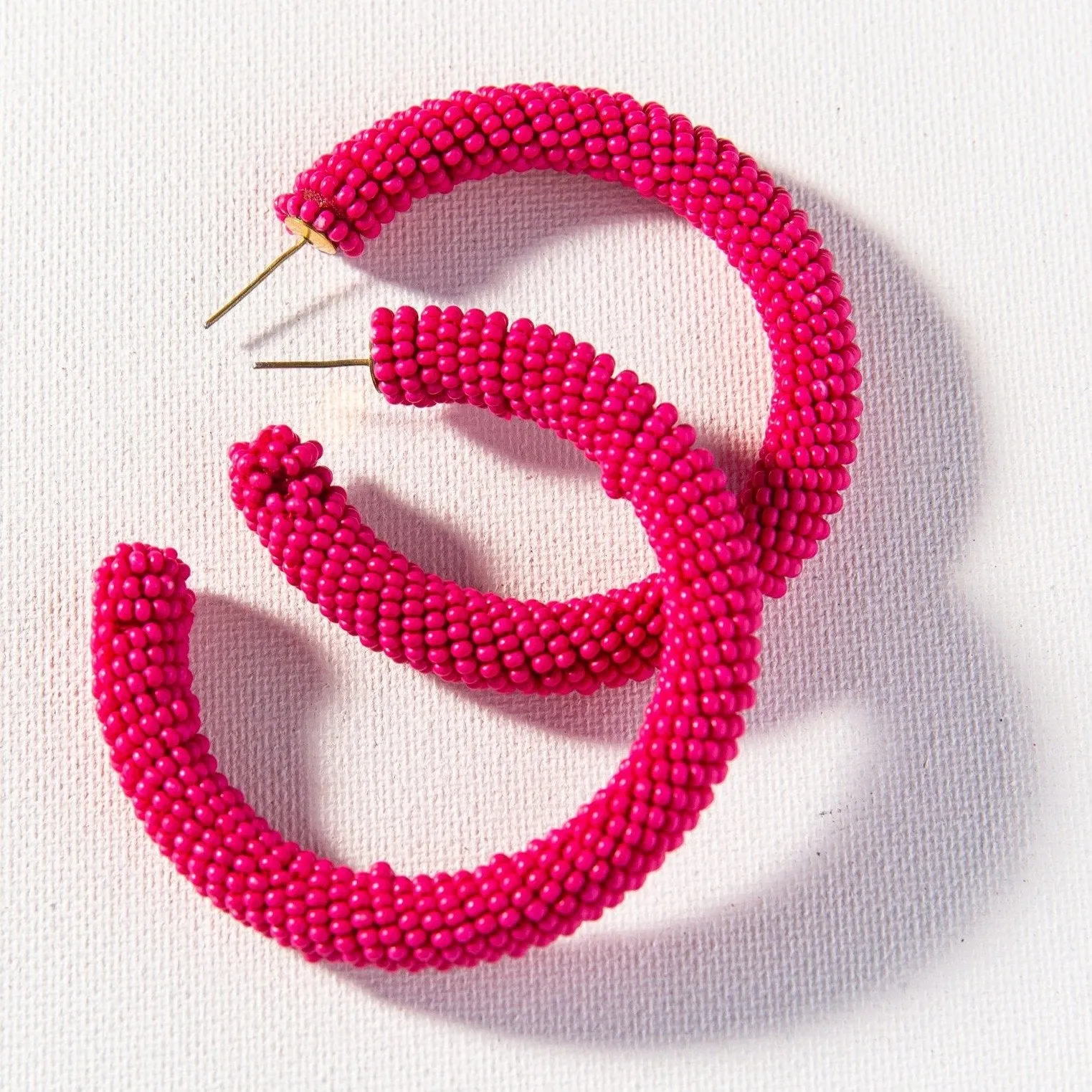 Seed Bead Hoops