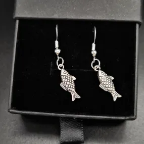 Silver Fish Earrings