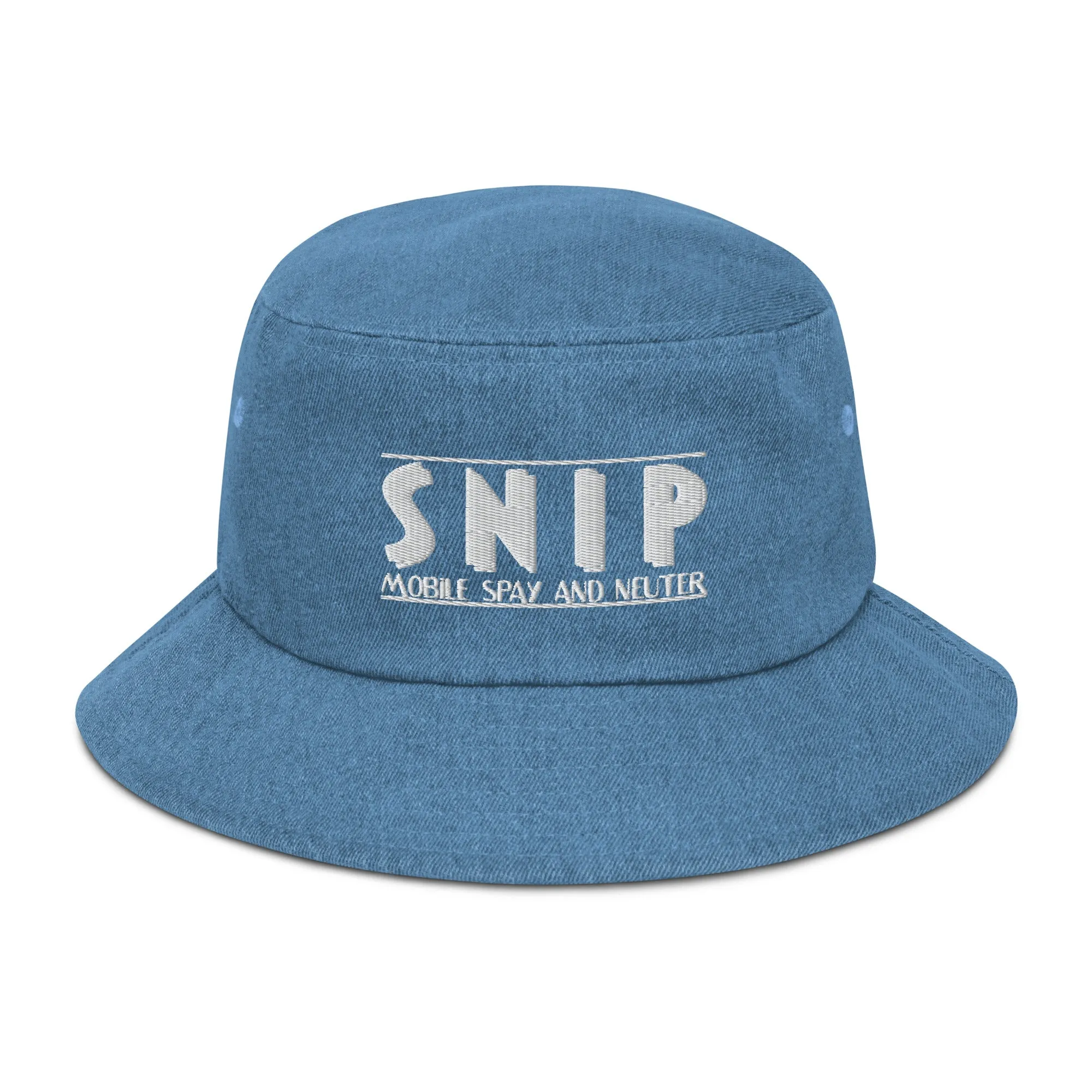 SNIP - Denim bucket hat