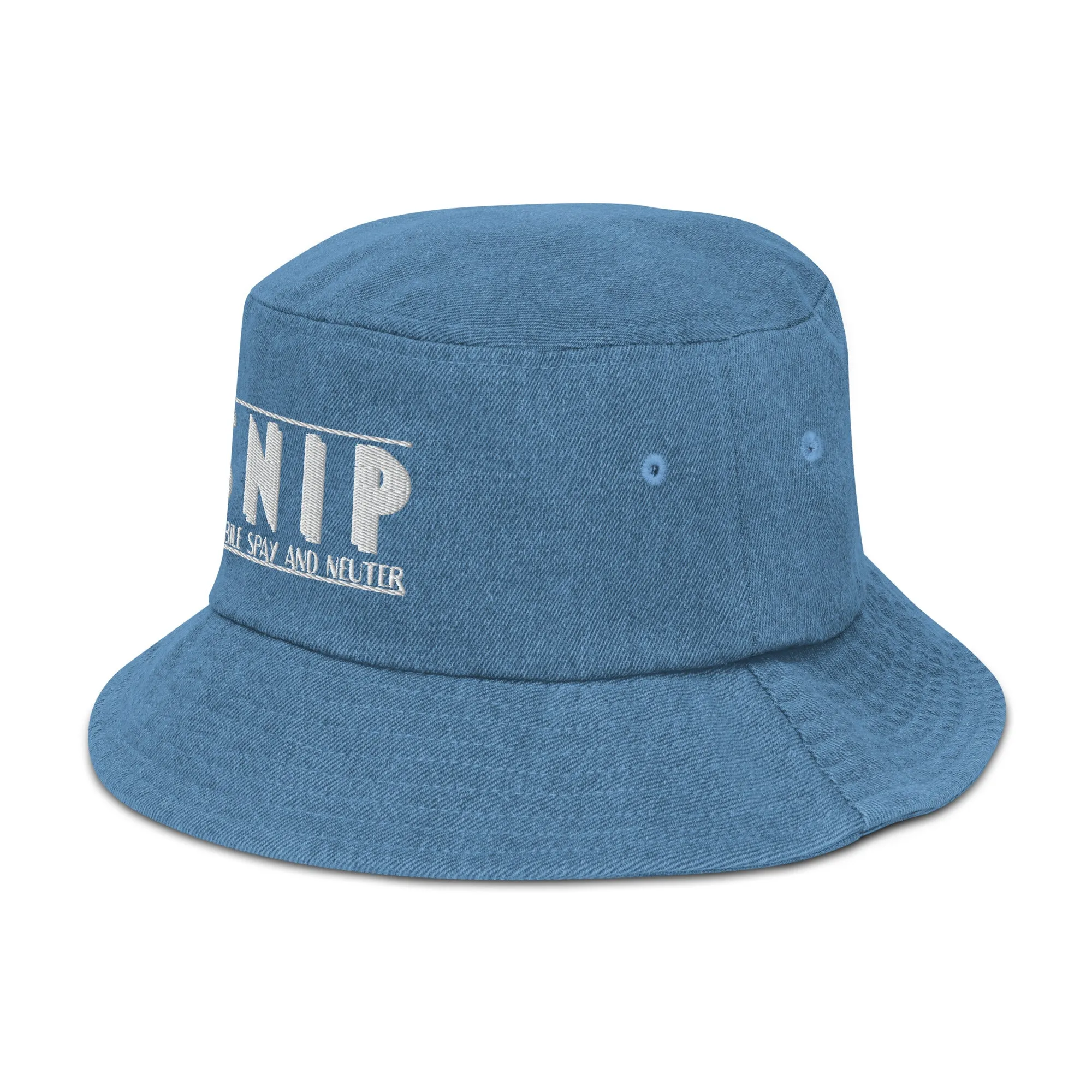 SNIP - Denim bucket hat