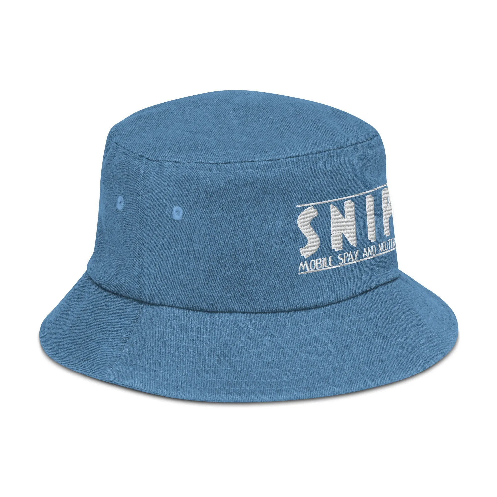 SNIP - Denim bucket hat