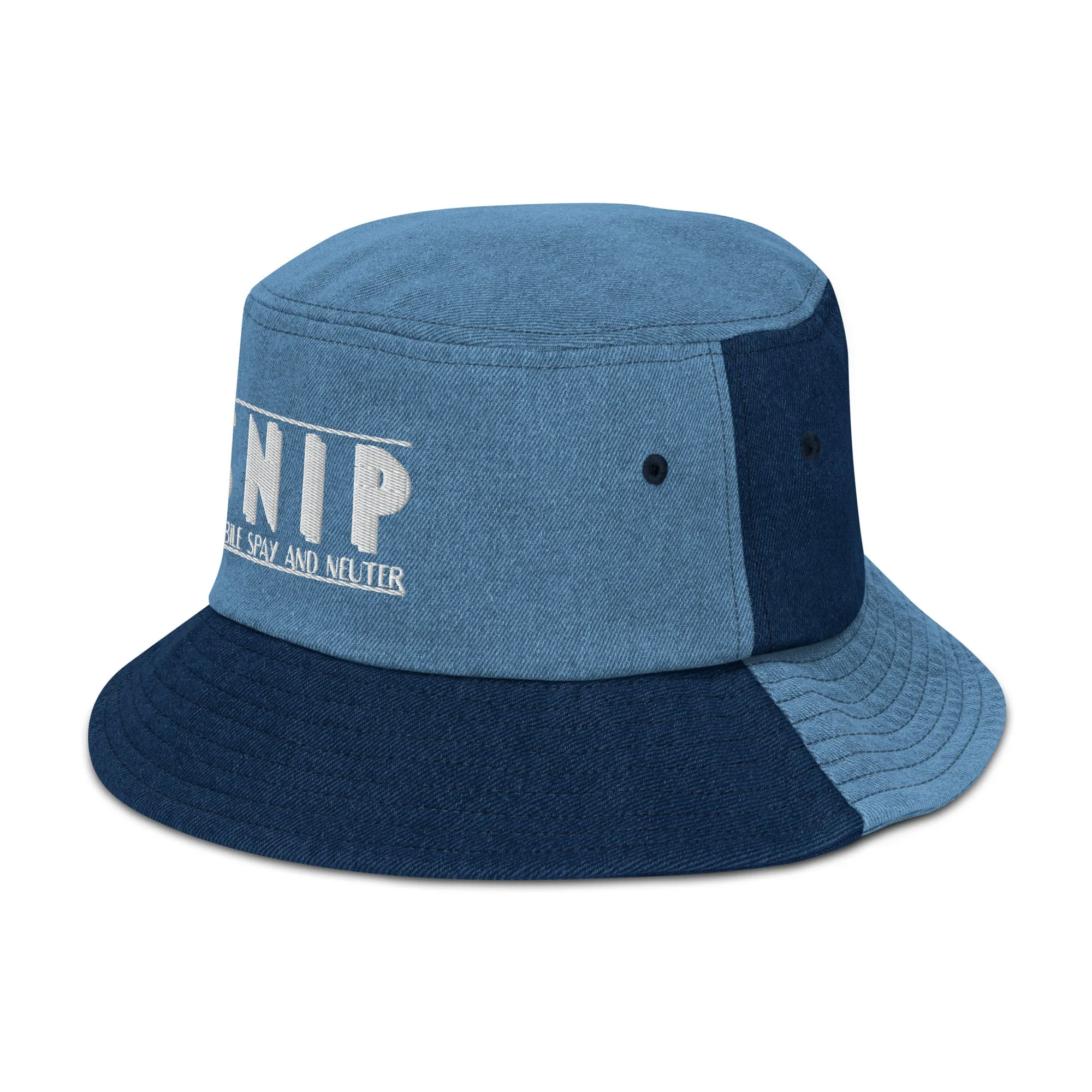 SNIP - Denim bucket hat