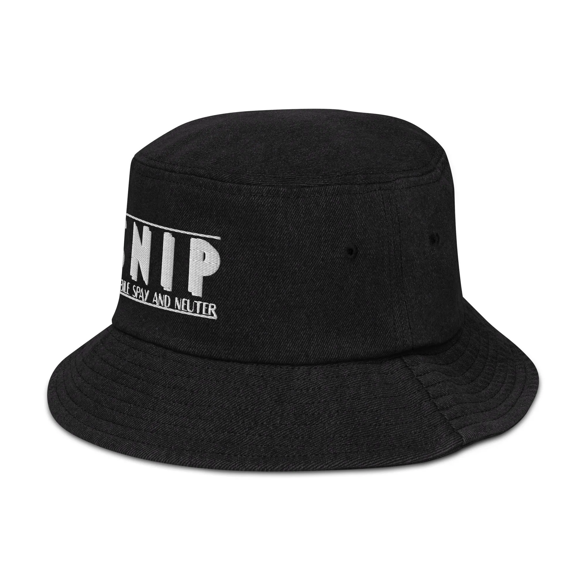 SNIP - Denim bucket hat