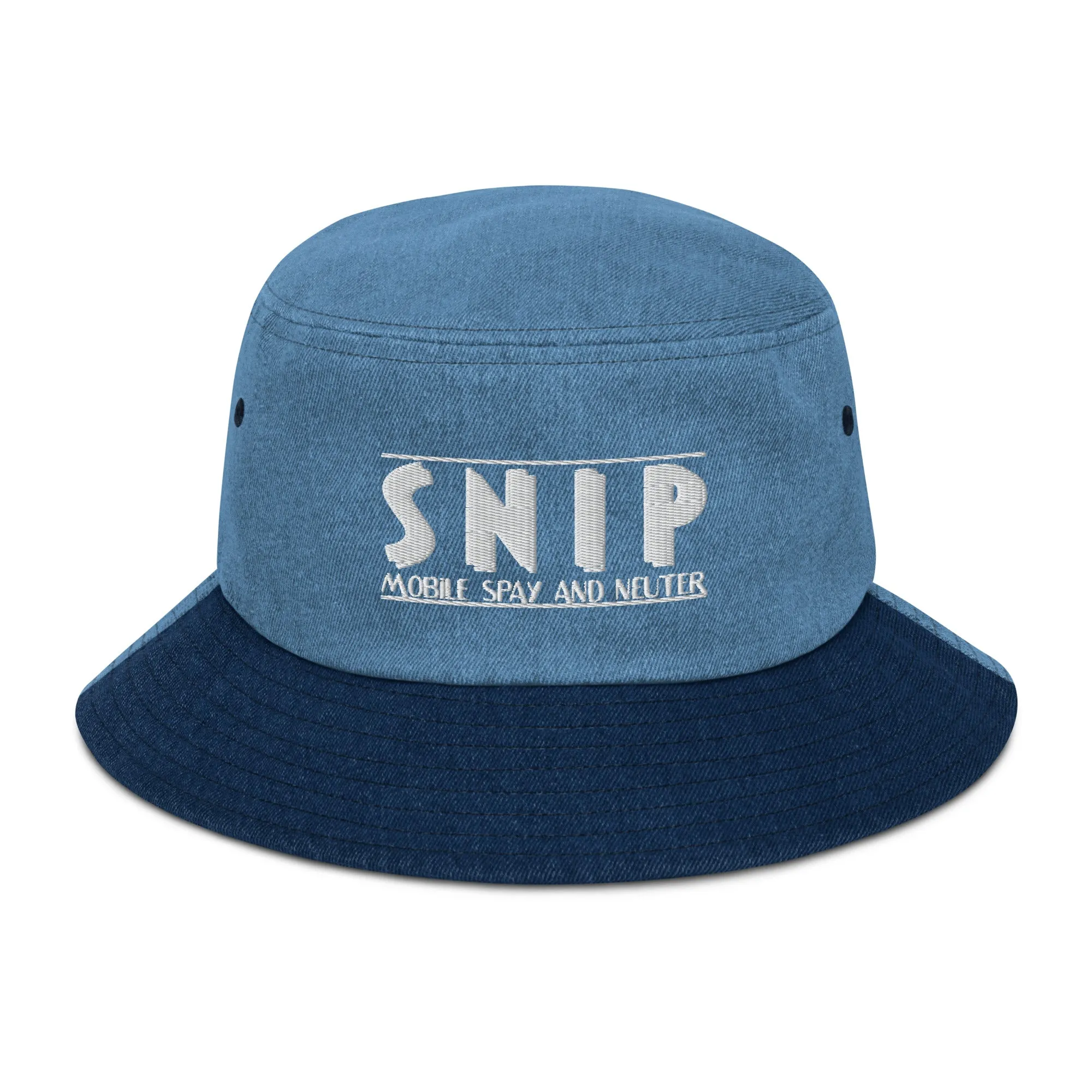 SNIP - Denim bucket hat