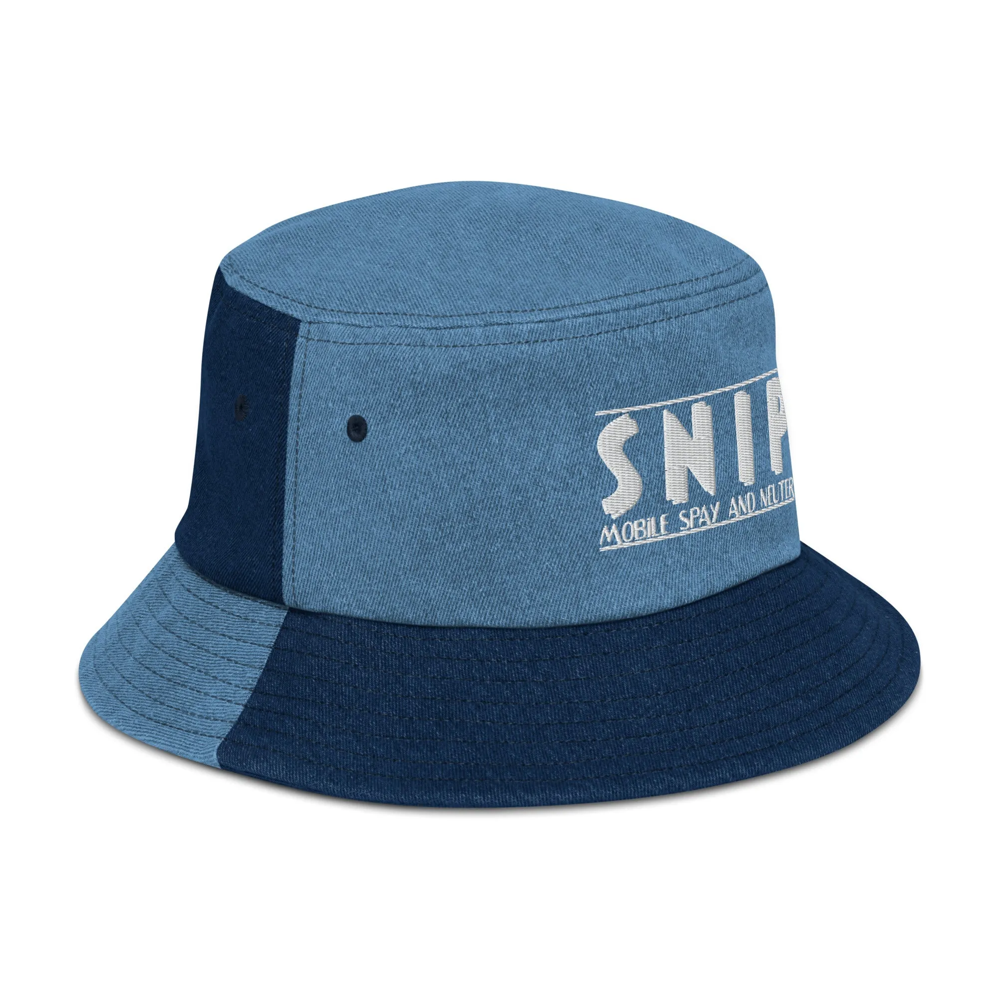 SNIP - Denim bucket hat