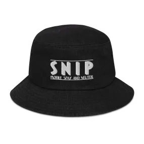 SNIP - Denim bucket hat