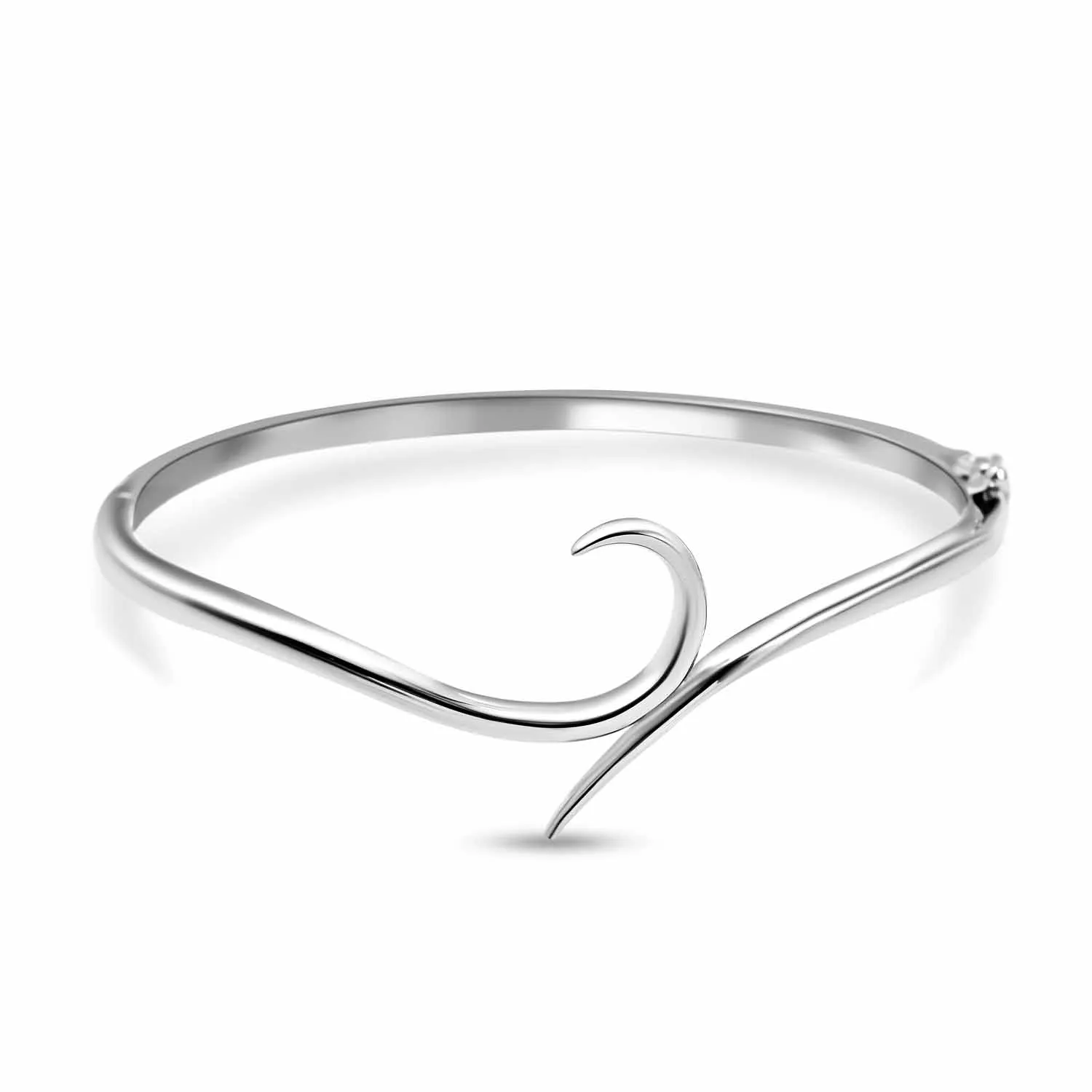 SnowDrop - Silver Bangle