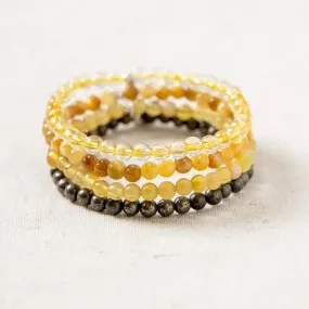 Solar Plexus Chakra Bracelet Set