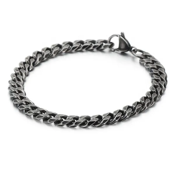 Stainless Steel 7mm/9mm Bracelet (Circumference 20cm) 不銹鋼7毫米/9毫米手鍊 (鍊長 20cm) KJBR16253