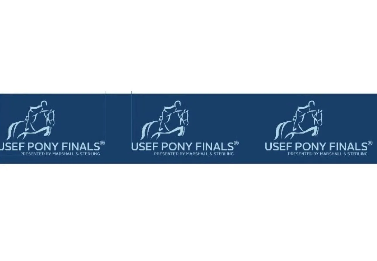 Stretch Belt- Pony Finals 2024  (Blue /Baby Blue 1.5")