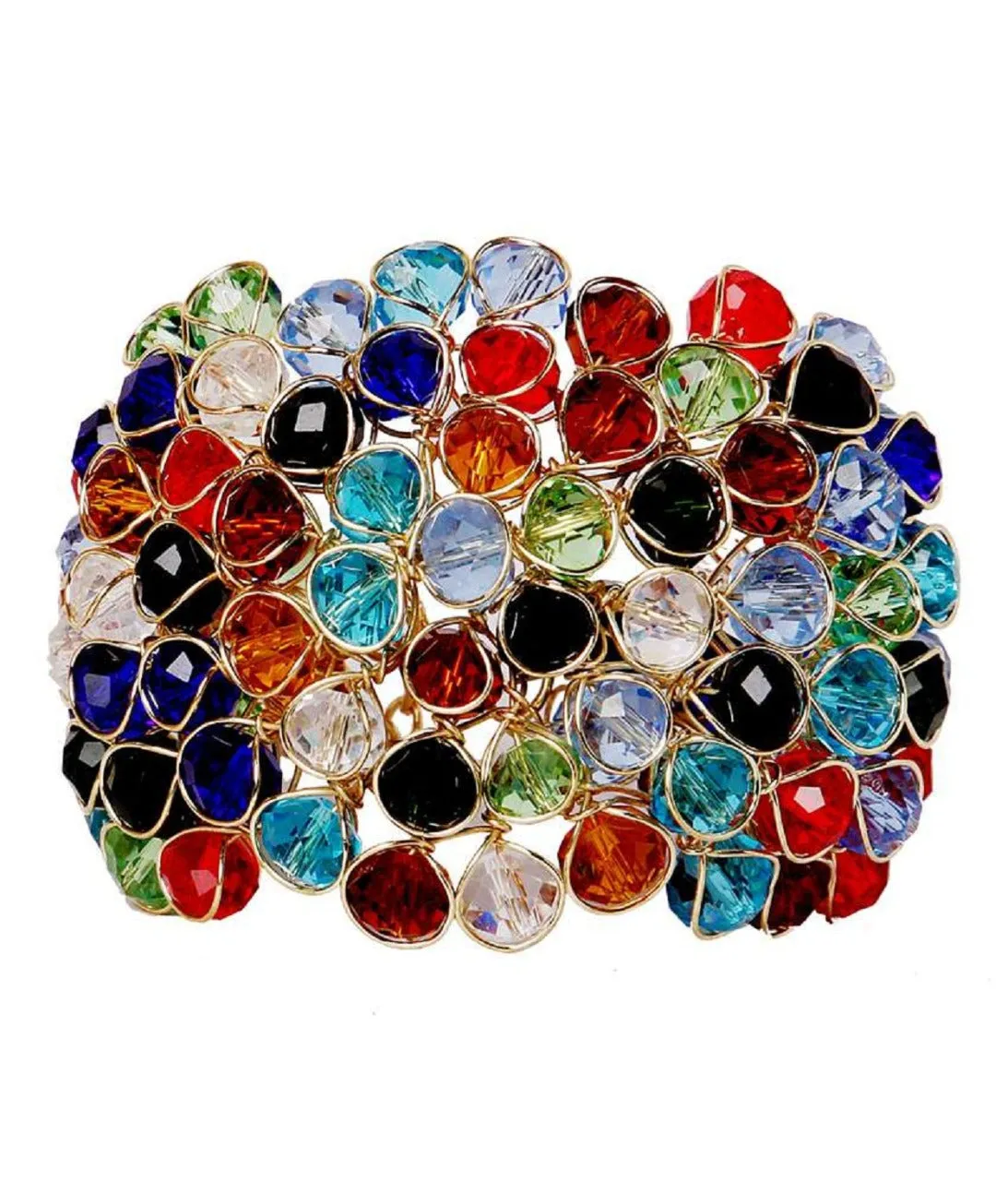 Stylish & Crystal Bracelet Multi Color Suitable Size & Adjustable for Women and Girls