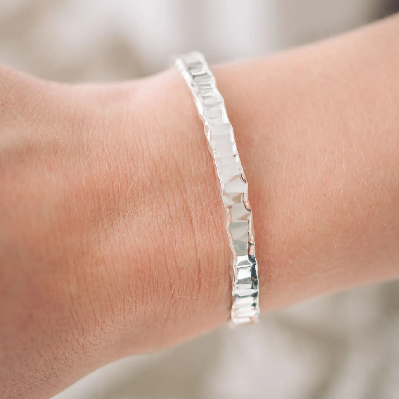 Tabby Silver Cuff