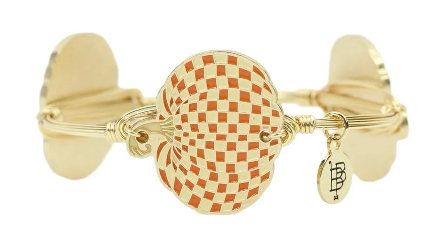 The Checkered Pumpkin Bangle Bracelet