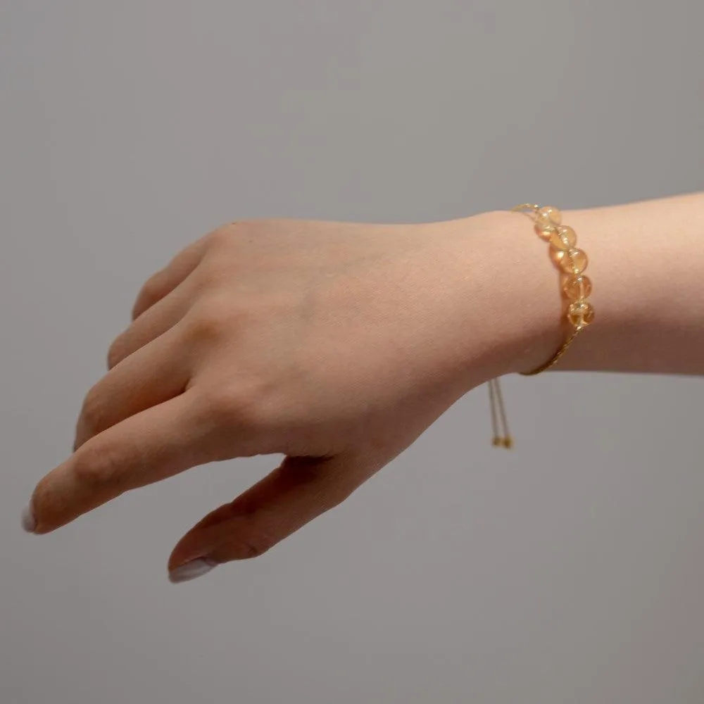 The Dancing Gold - Citrine Bracelet