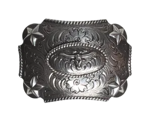 The Longhorn and Stars Kid's Belt Buckle