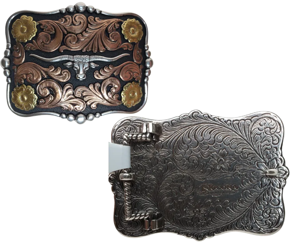 The "Butler Longhorn" Belt Buckle