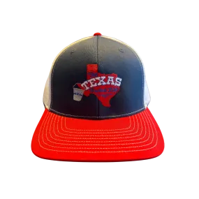 The Texas Bucket List Official Cap - Red, White and Blue