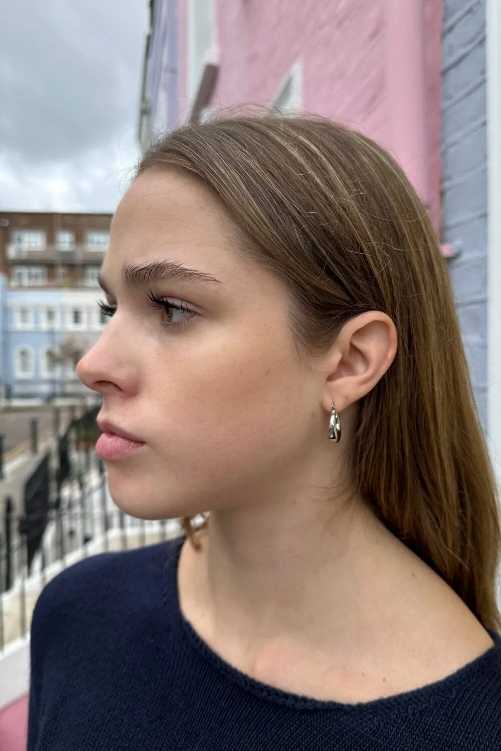 Thick Hoop Earrings