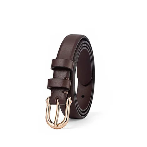 Tomorrow Closet Women's genuine cowhide leather belt