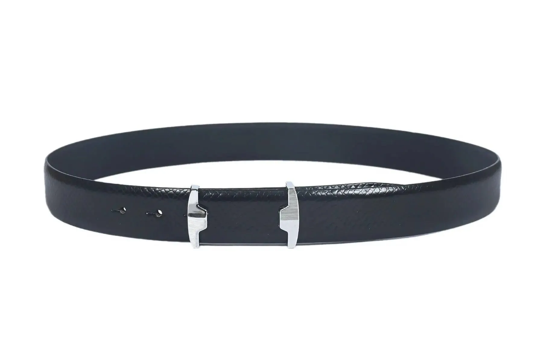 Top Notch Profile Genuine Leather Belt For Men - 1.25 inch Width Color (Black) (TP0048)