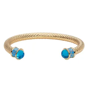 Torque Sapphire Salamander Bangle