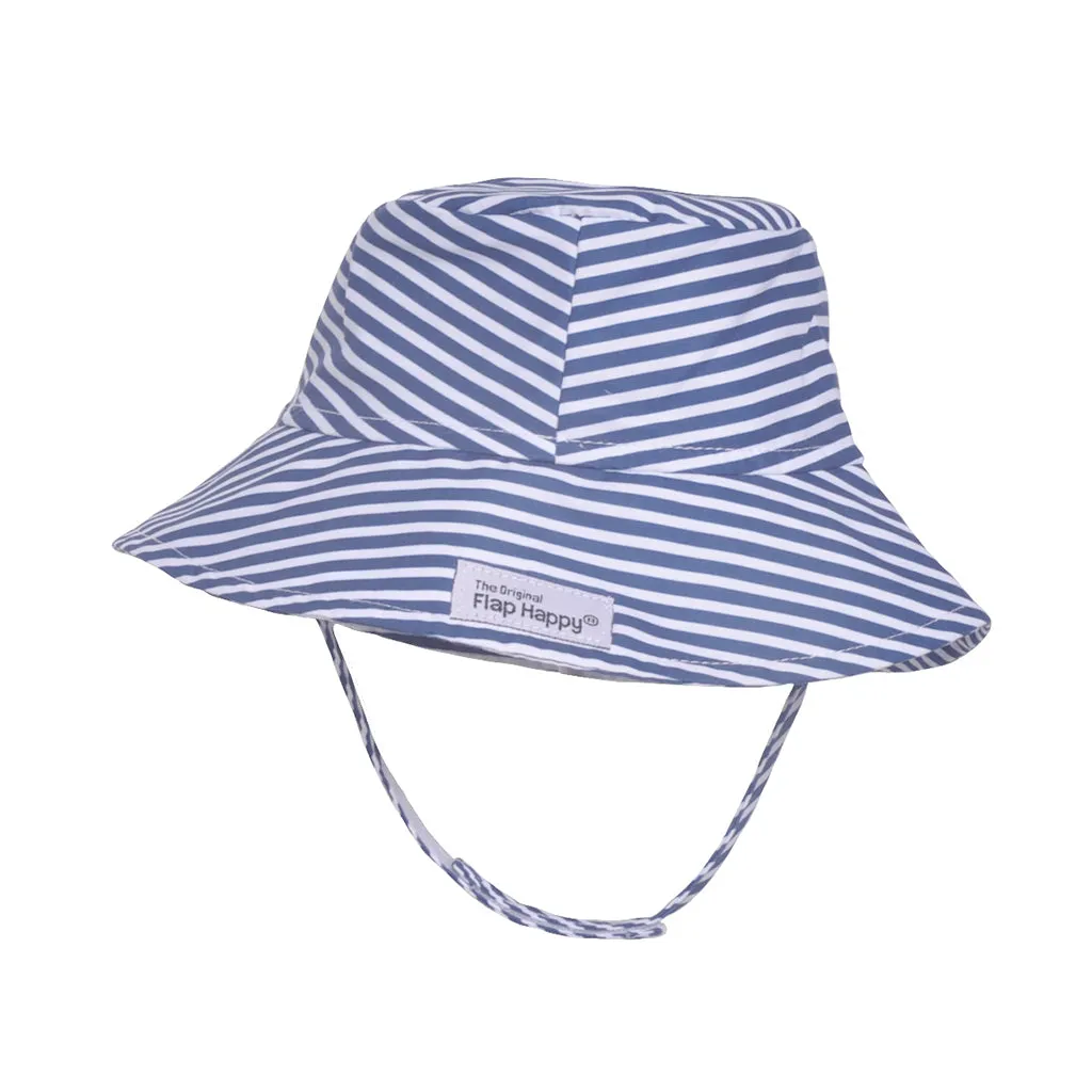 UPF 50  Bucket Hat with Neck Strap