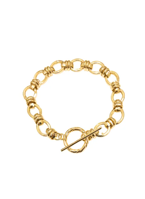 Valerie Gold Ovals Bracelet