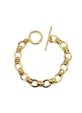 Valerie Gold Ovals Bracelet