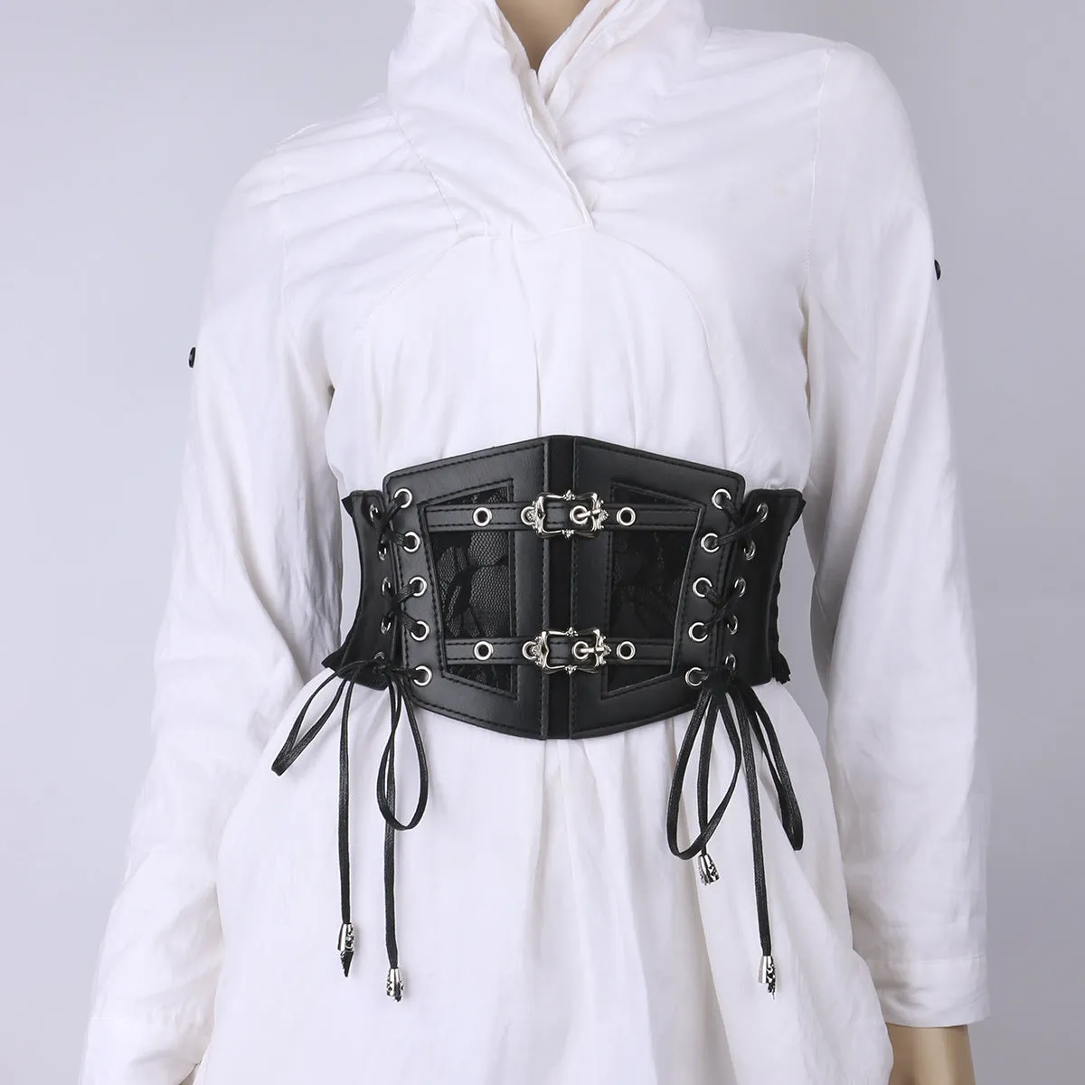 Vintage Style Lace up WasitBand Belt