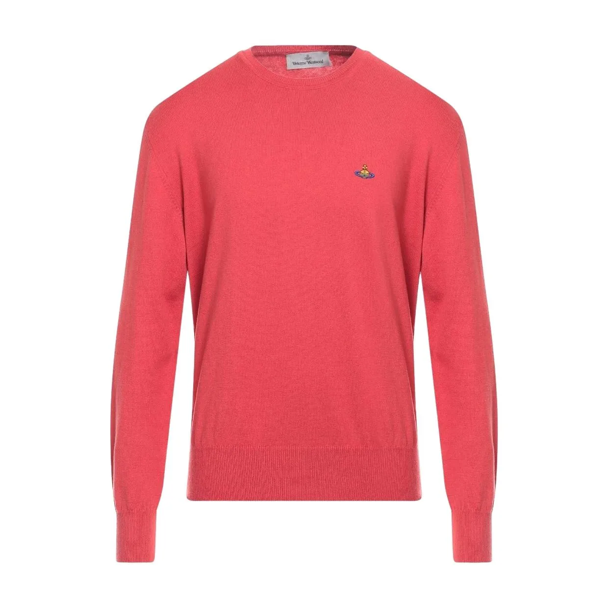 Vivienne Westwood Orb Logo Coral Pink Knitted Sweatshirt