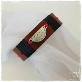 Watermelon Slice Leather Bracelet